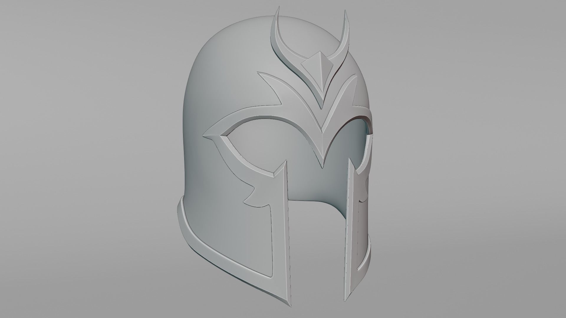 Magneto Helmet 3D print model_5