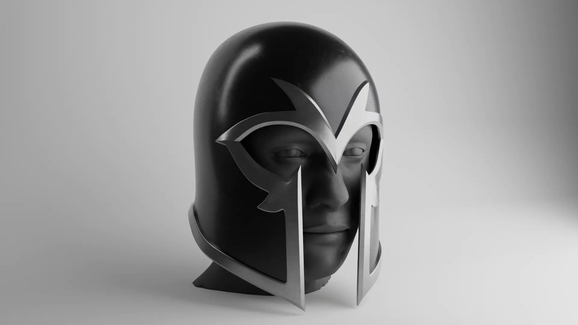 Magneto Helmet 3D print model_0