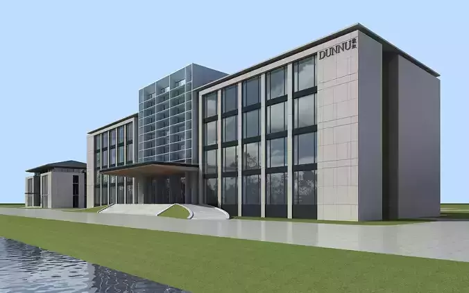 3Dmax fashion city commercial square building 336