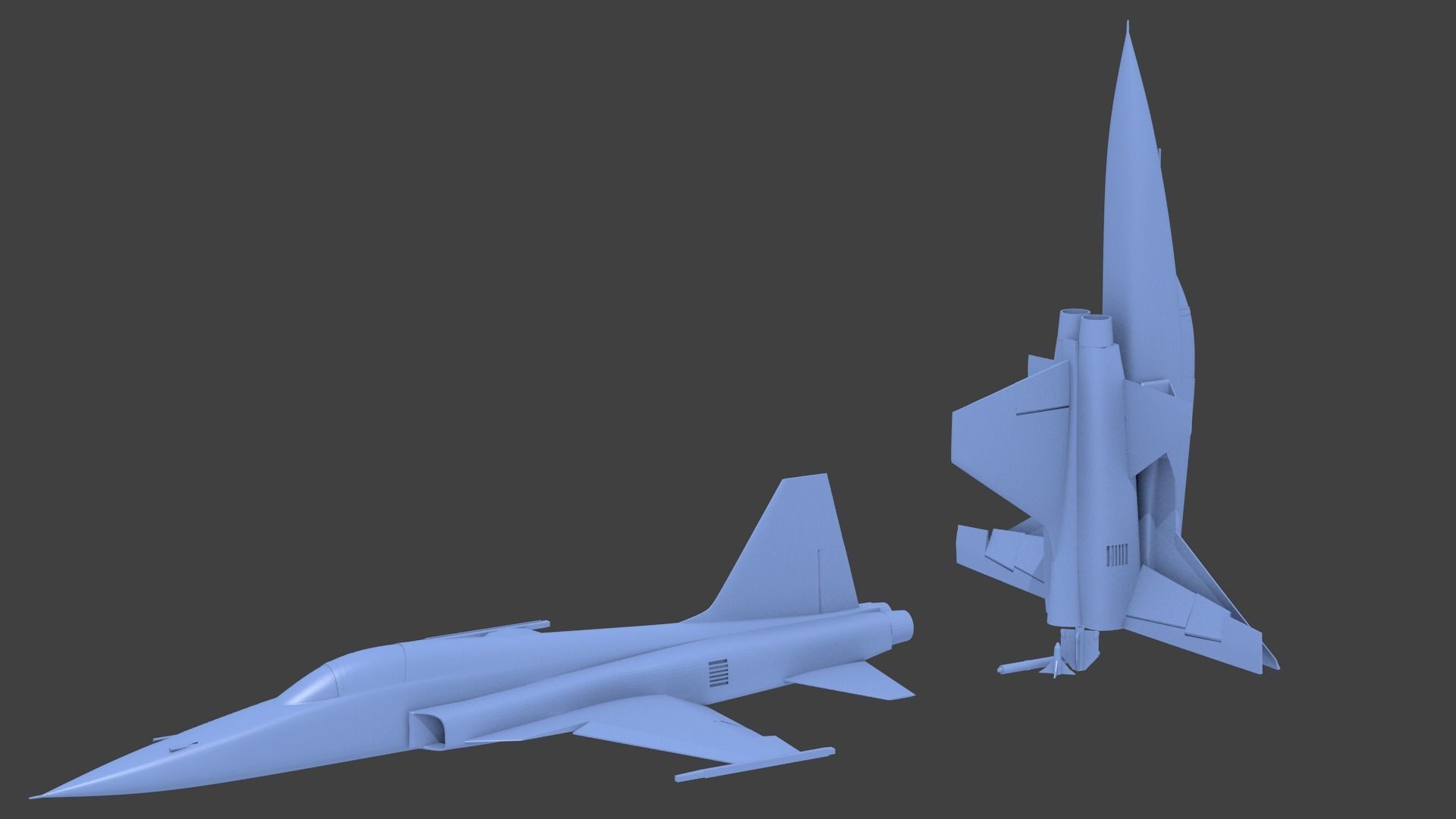 F-5E  TigerII  topgun mig-28 3D print model_4