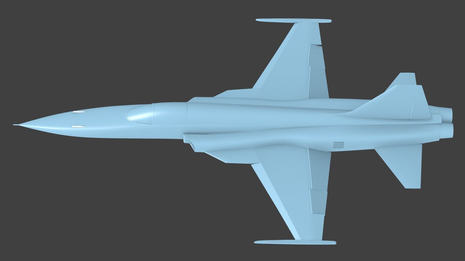F-5E  TigerII  topgun mig-28 3D print model_1