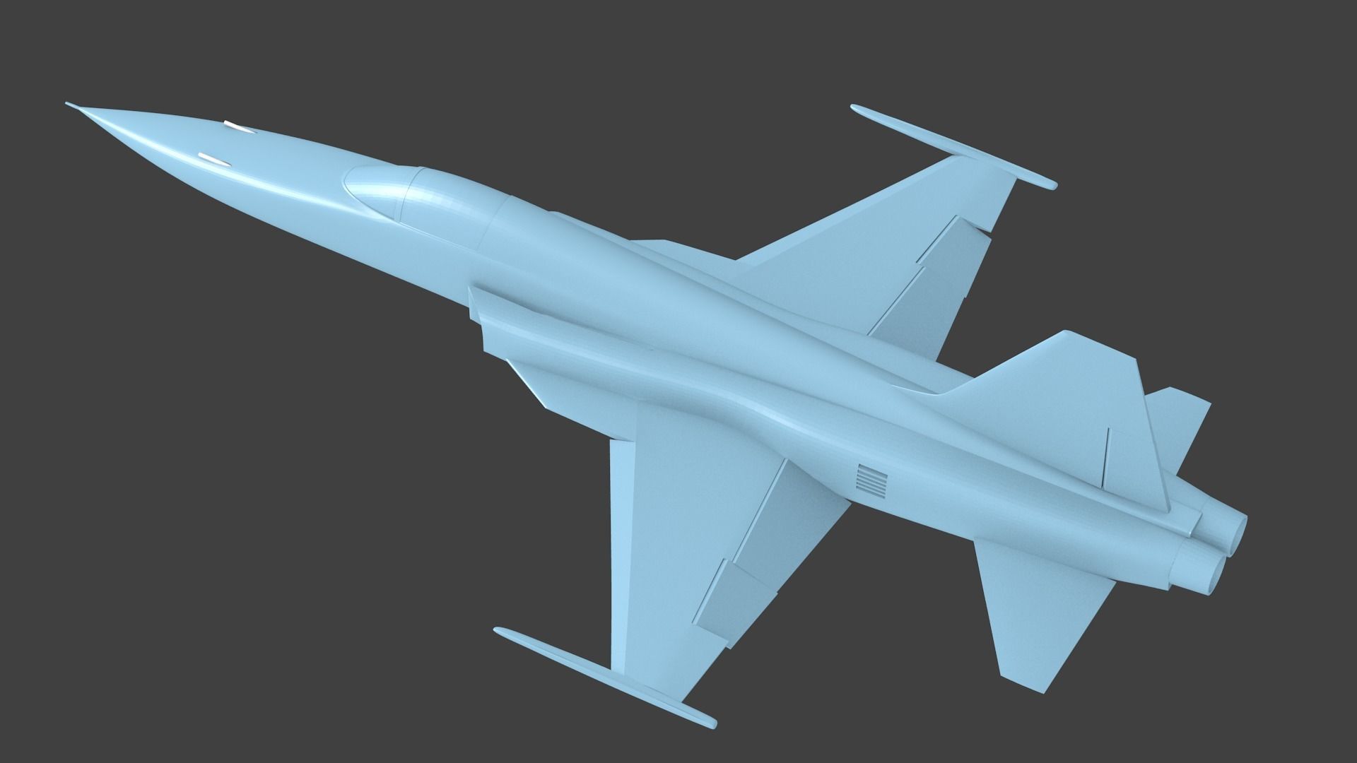F-5E  TigerII  topgun mig-28 3D print model_2
