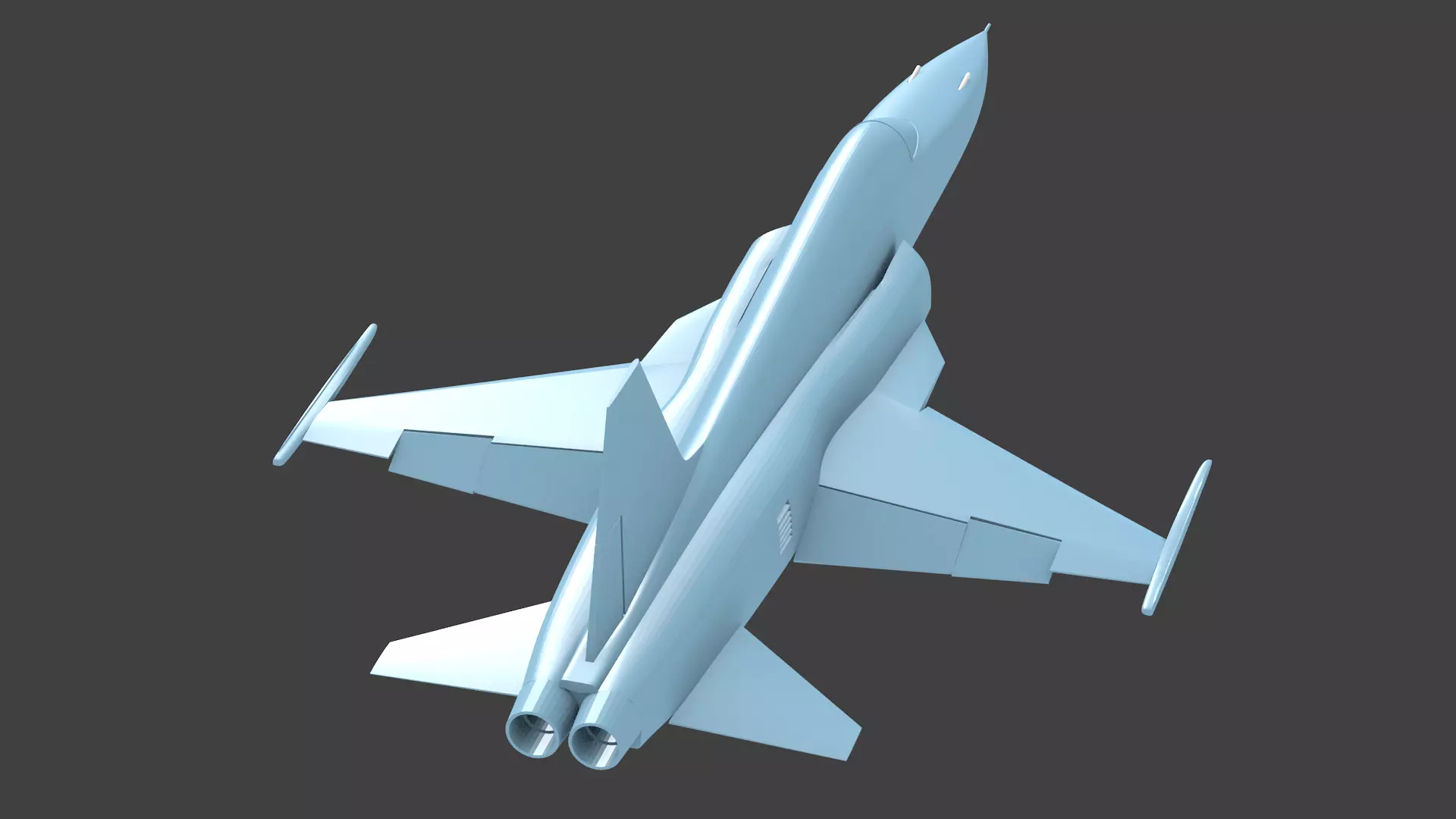 F-5E  TigerII  topgun mig-28 3D print model_0