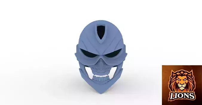 Ghostrider helmet ready to 3dprinting