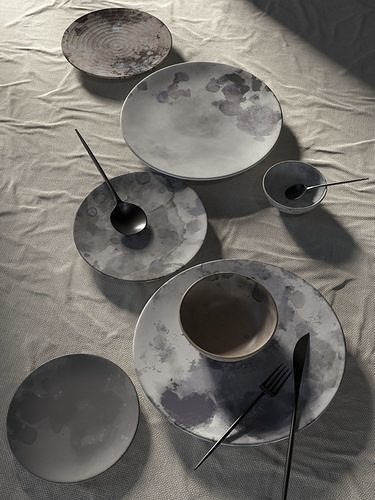 Tableware Set 14 3D model 2