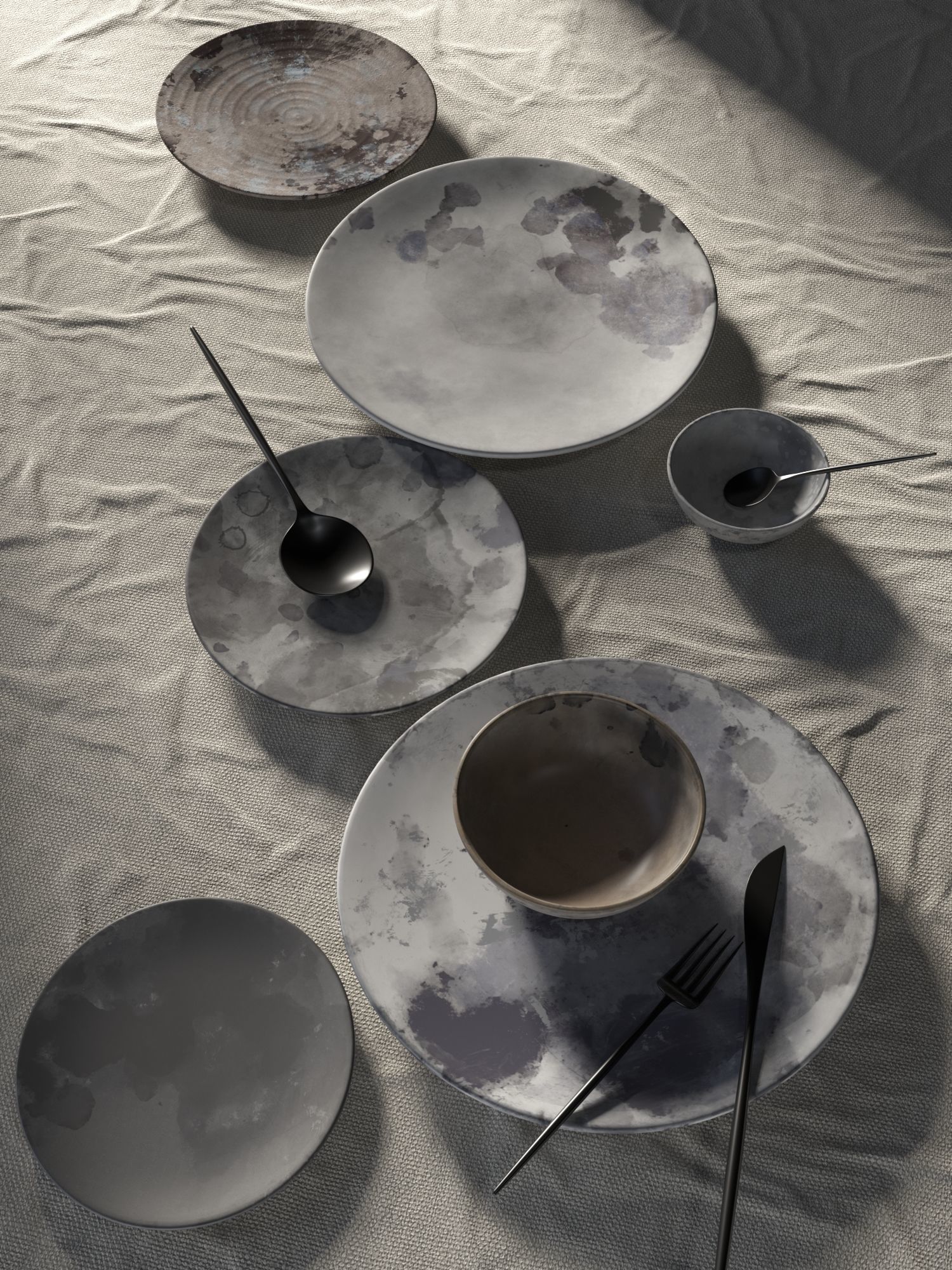 Tableware Set 14 3D model_1