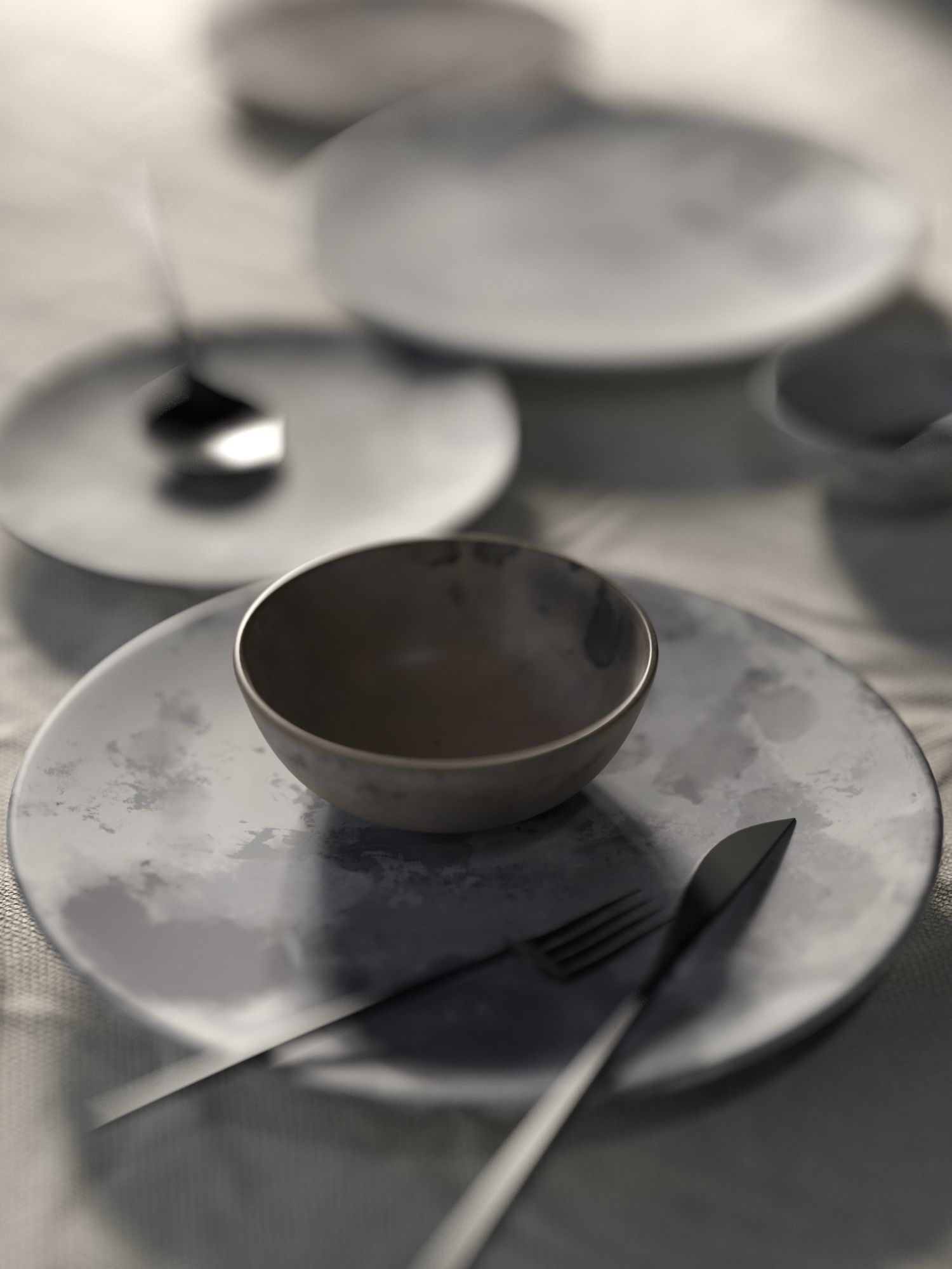 Tableware Set 14 3D model_2