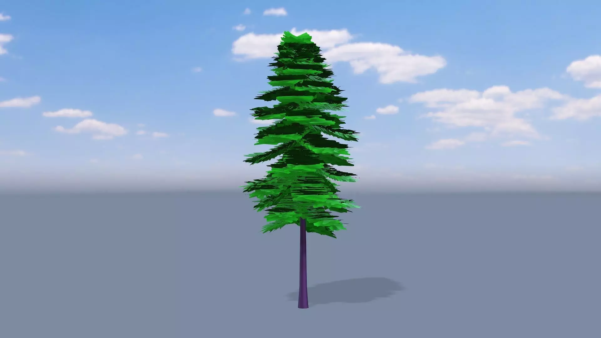 Tree pine type Free 3D model_0
