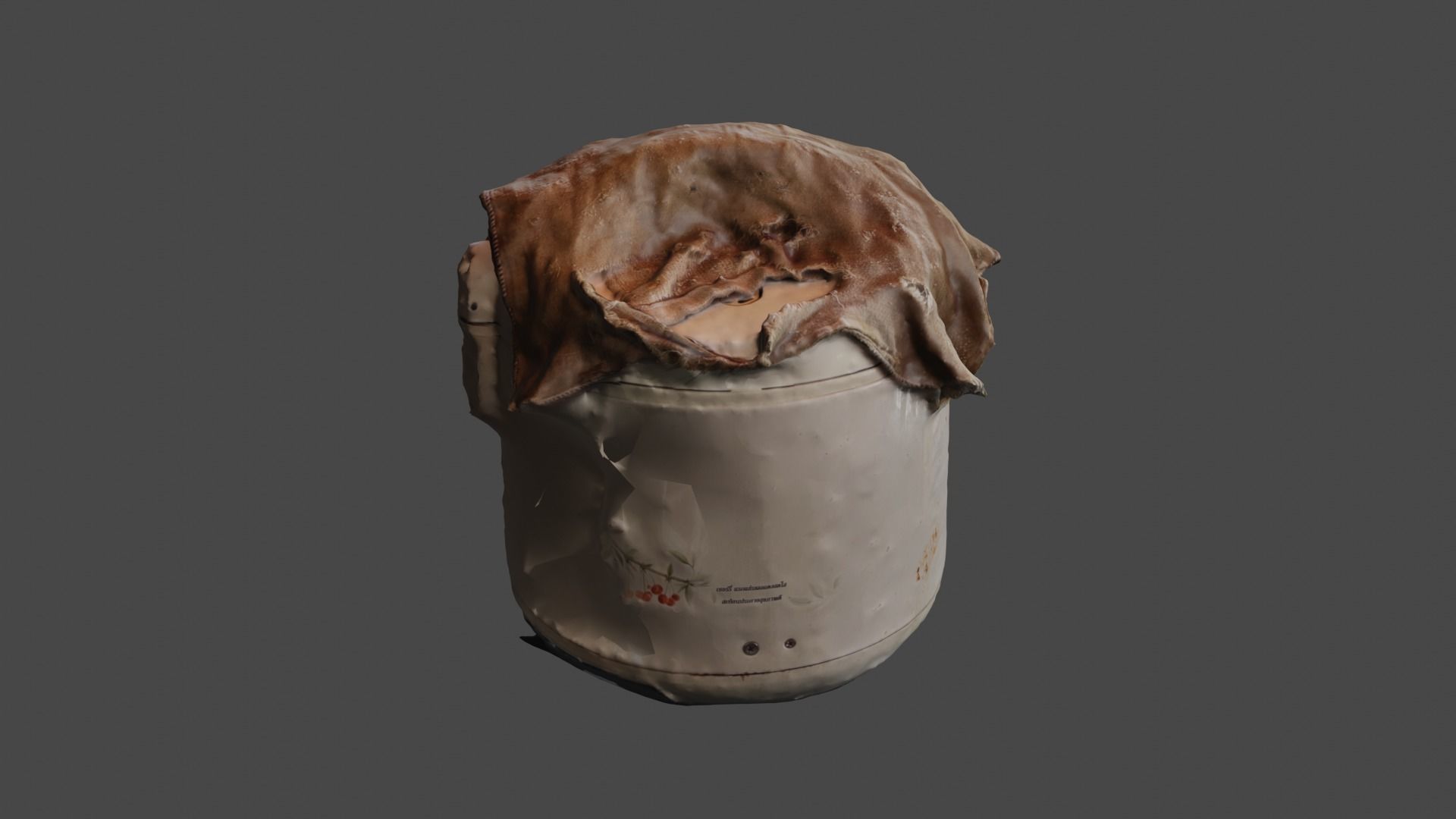 Rice cooker 3D print model_33