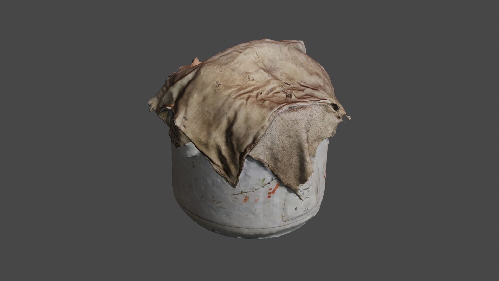 Rice cooker 3D print model_21