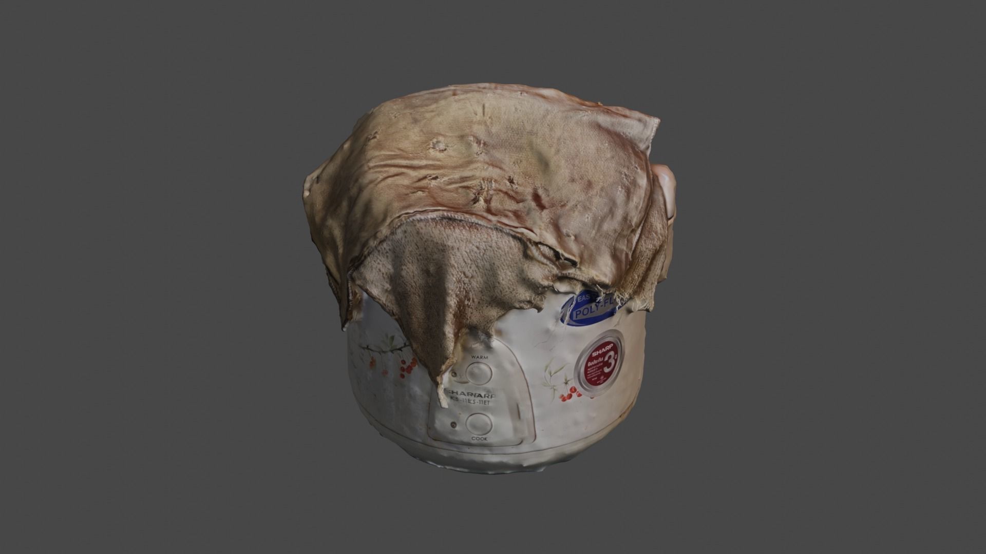 Rice cooker 3D print model_47