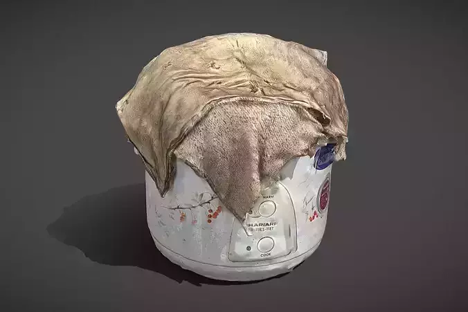 Rice cooker 3D print model