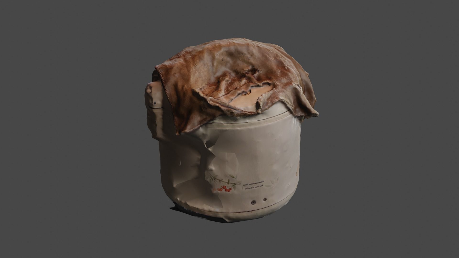 Rice cooker 3D print model_34