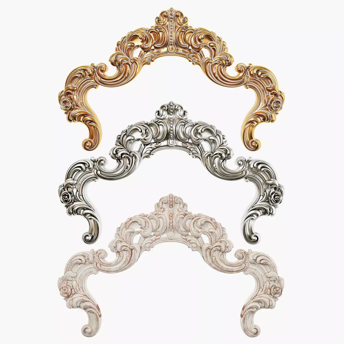 Classic carved 231 3D model_0