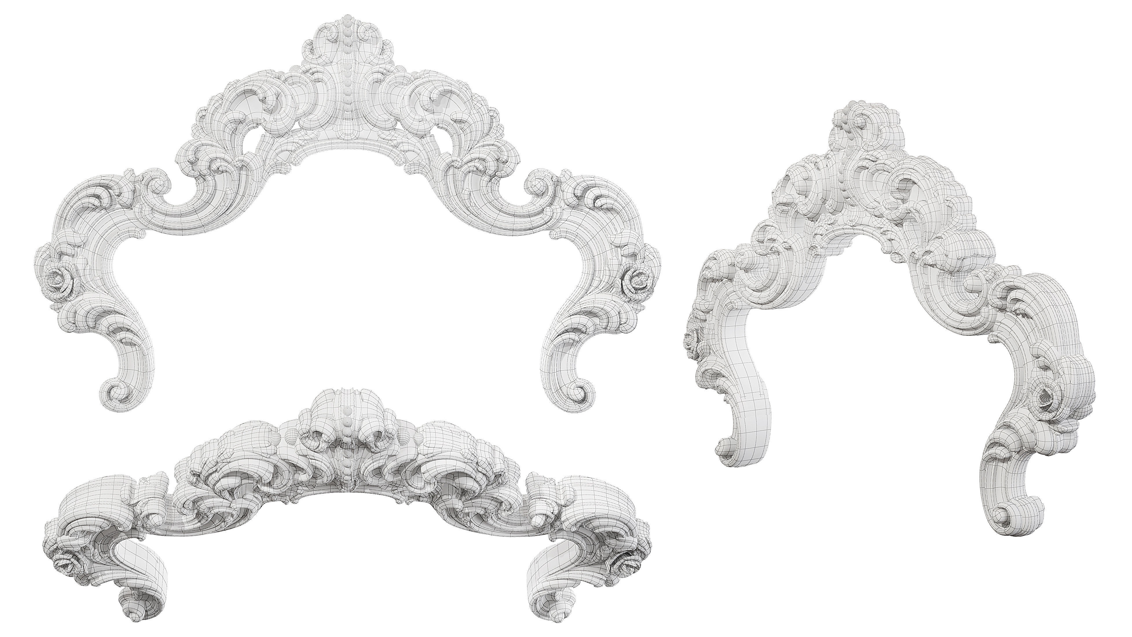 Classic carved 231 3D model_6