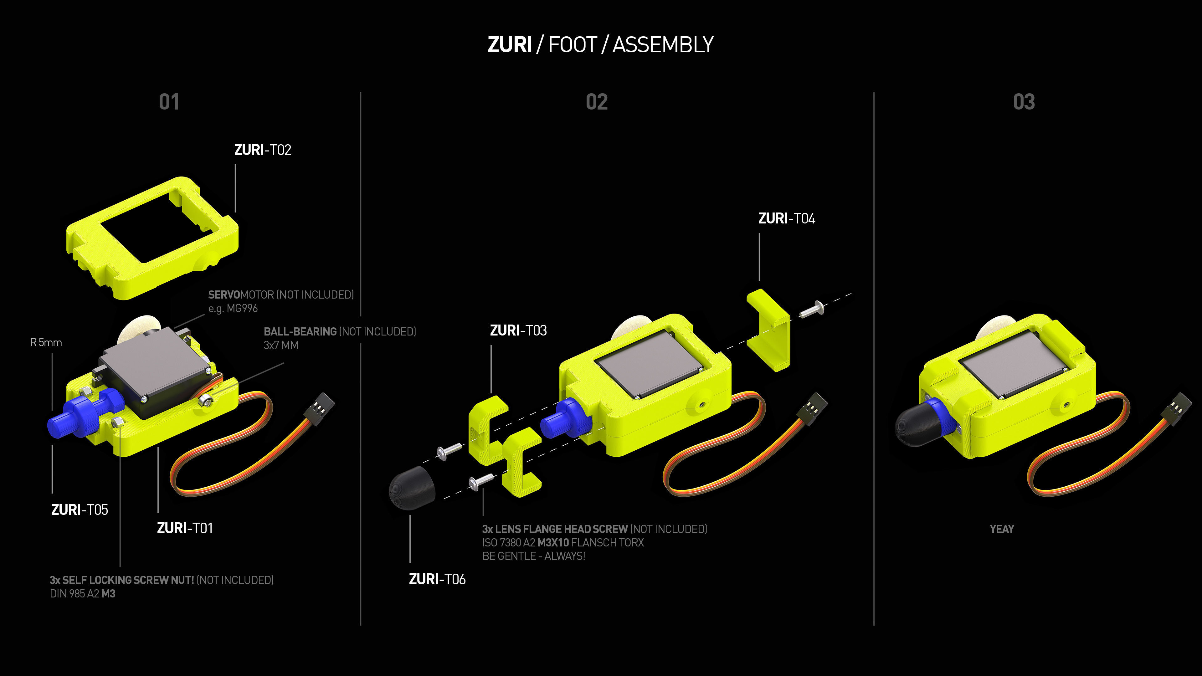 ZURI 03 - ROBOTER PLATFORM - 3D print model_11