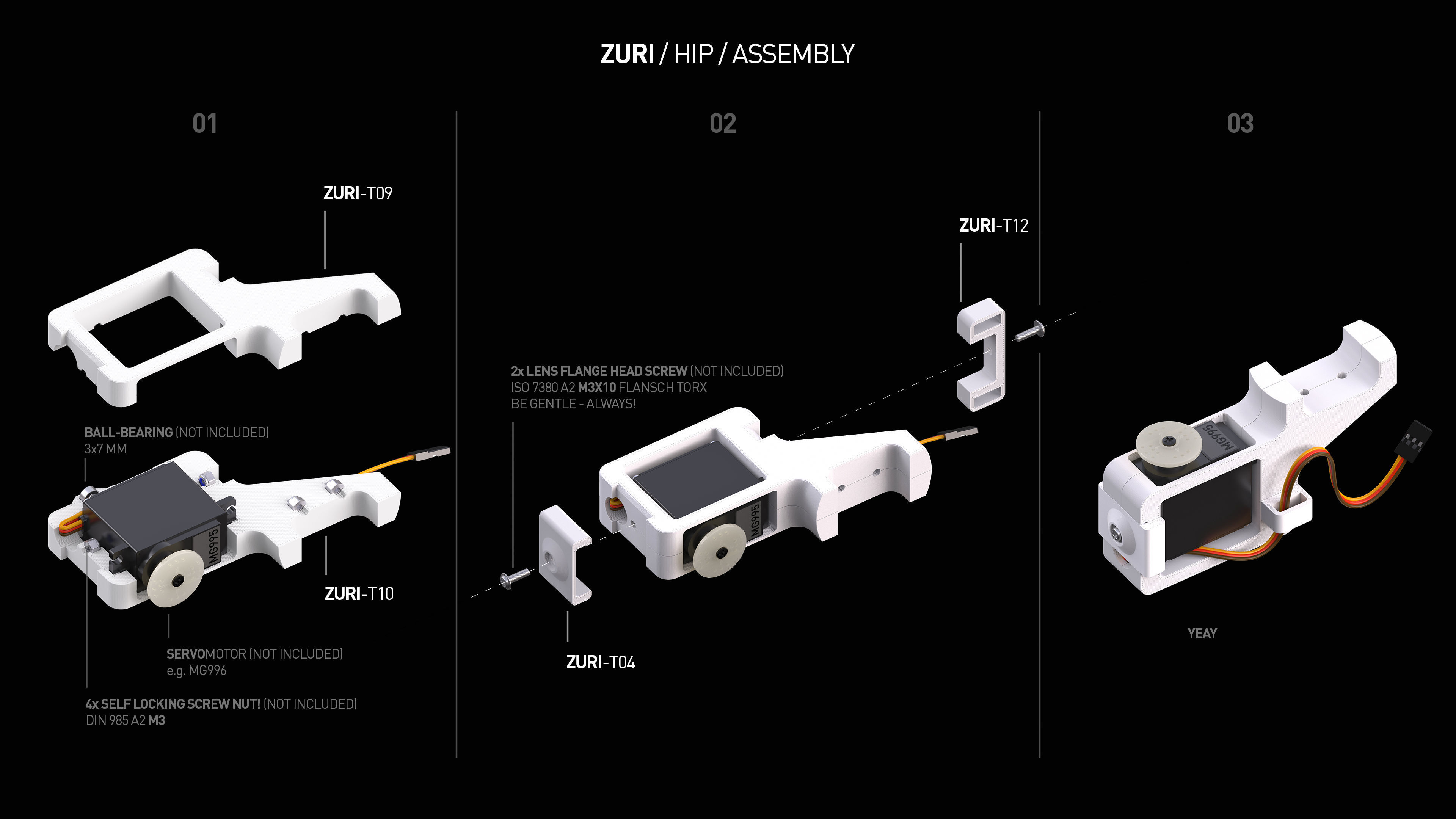 ZURI 03 - ROBOTER PLATFORM - 3D print model_14