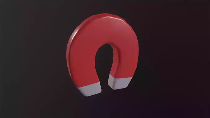 Magnet Emoji 3D Model