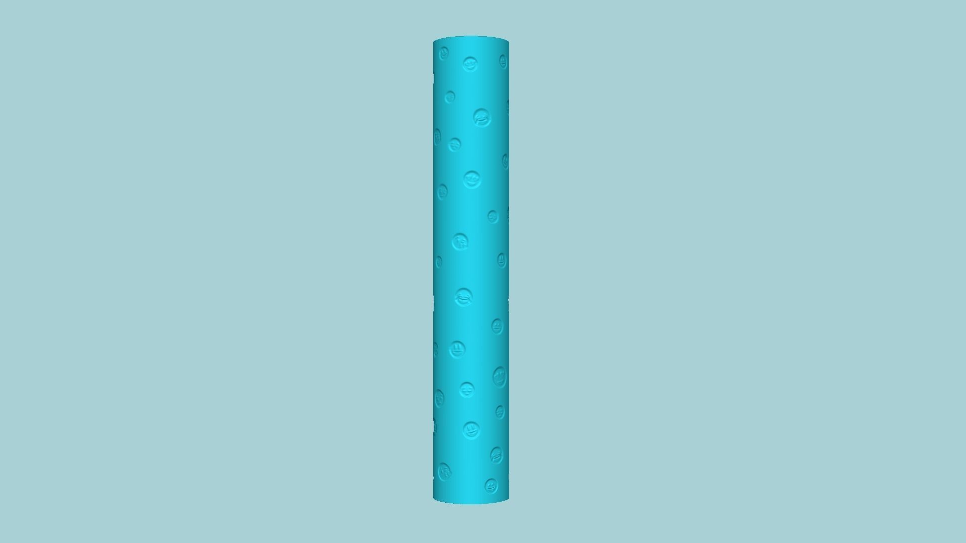 Texture Roll 21 - Emojis - Fondant Decoration Maker 3D print model_2
