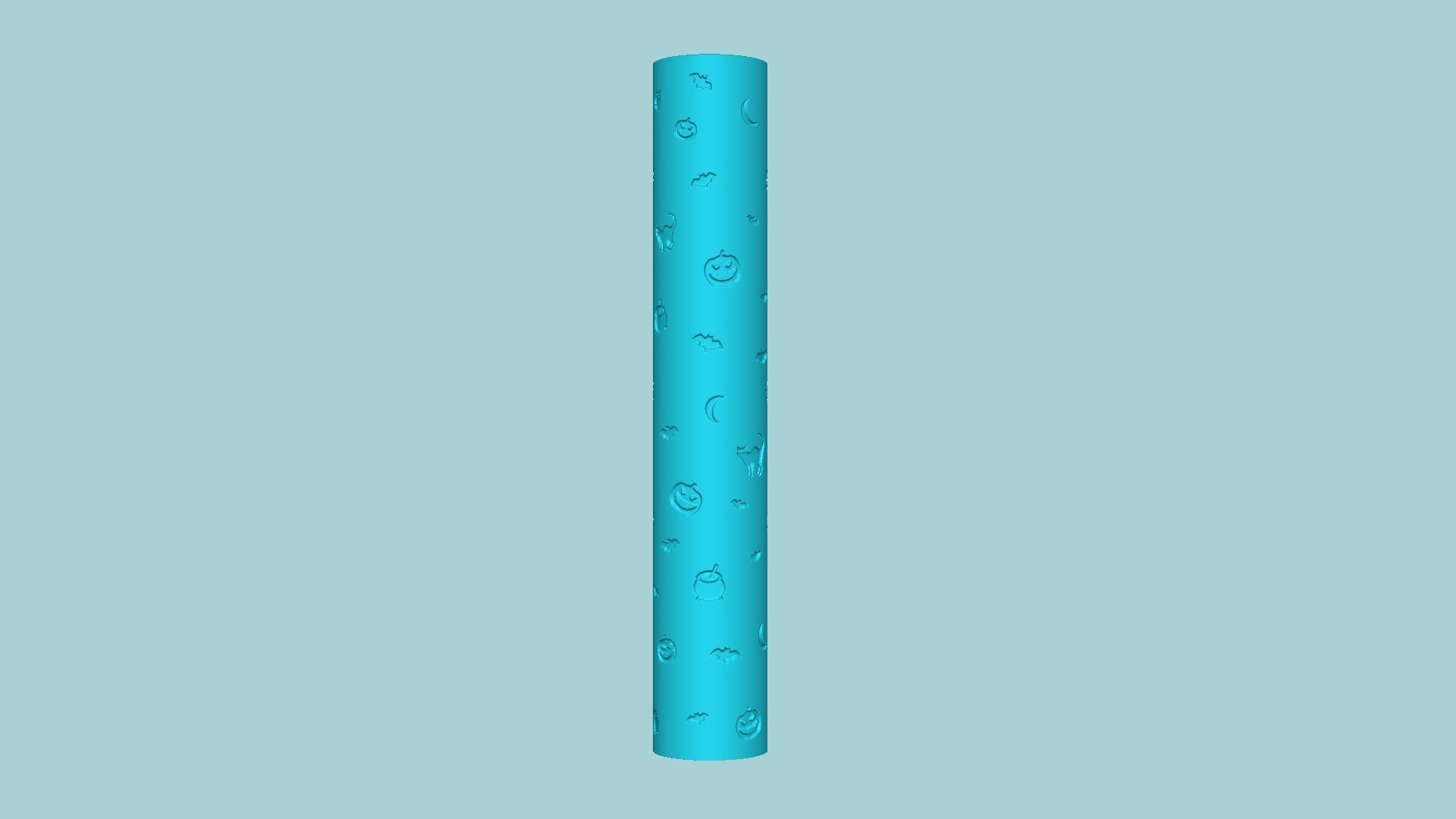 Texture Roll 24 - Halloween Negative - Fondant Decoration Maker 3D print model_2