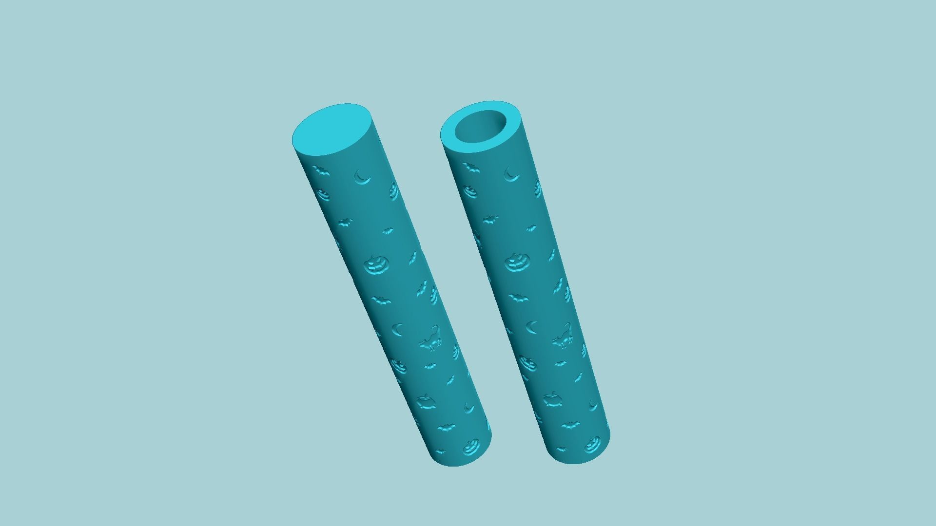 Texture Roll 24 - Halloween Negative - Fondant Decoration Maker 3D print model_7