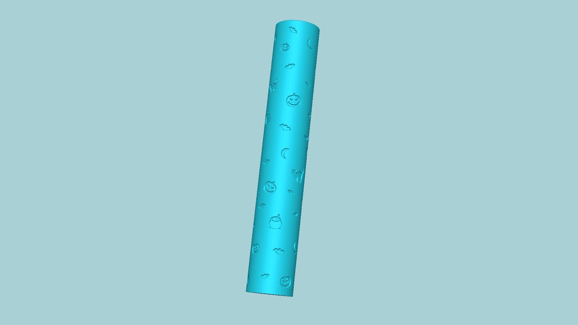 Texture Roll 24 - Halloween Negative - Fondant Decoration Maker 3D print model_1