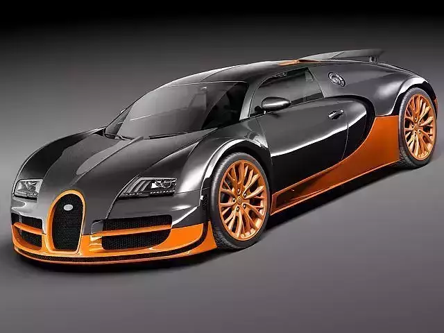 Bugatti Veyron Super Sport 2012 3D Model