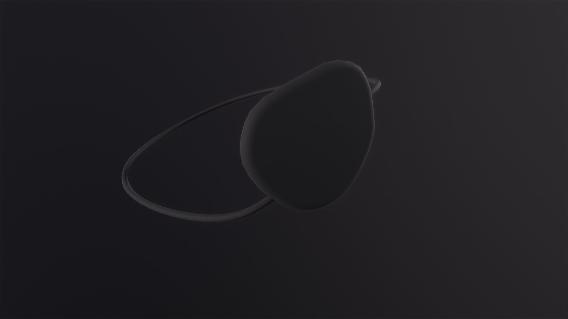 Eye Patch 3D Model Low-poly 3D model_2
