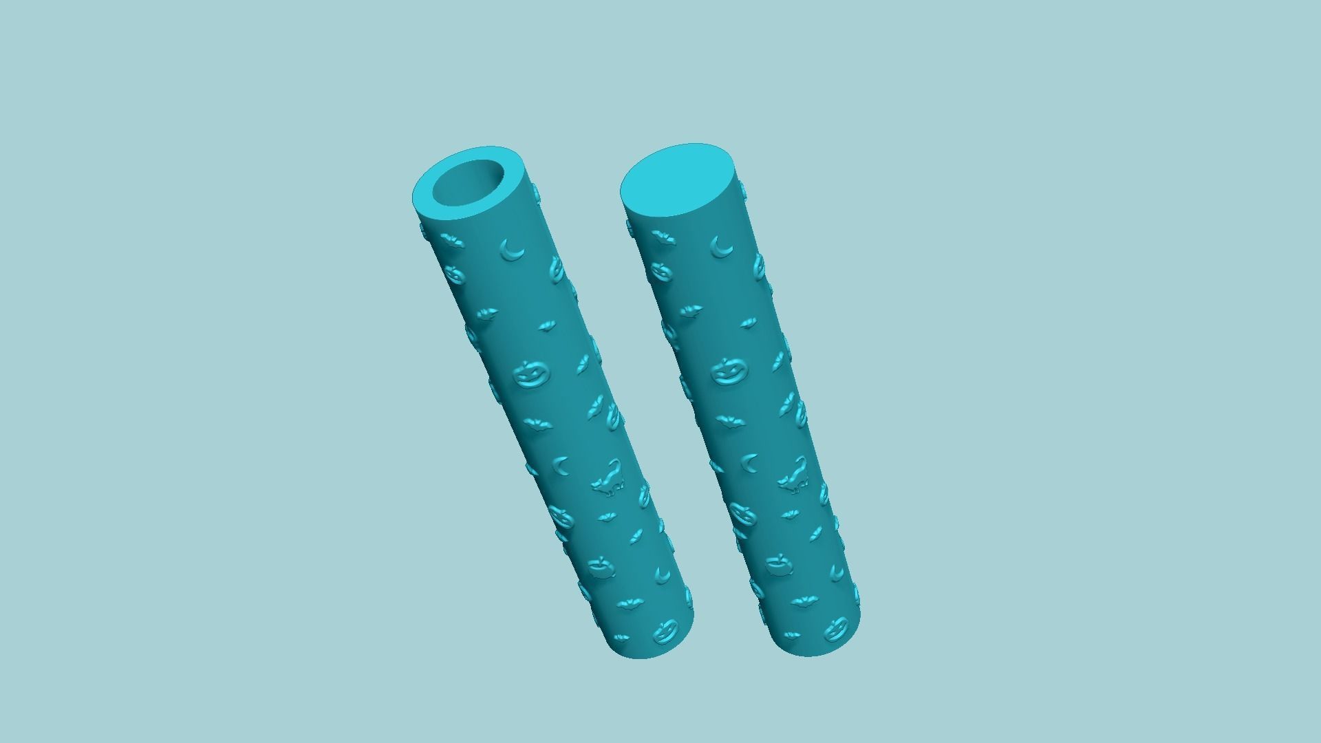 Texture Roll 25 - Halloween Positive - Fondant Decoration Maker 3D print model_7