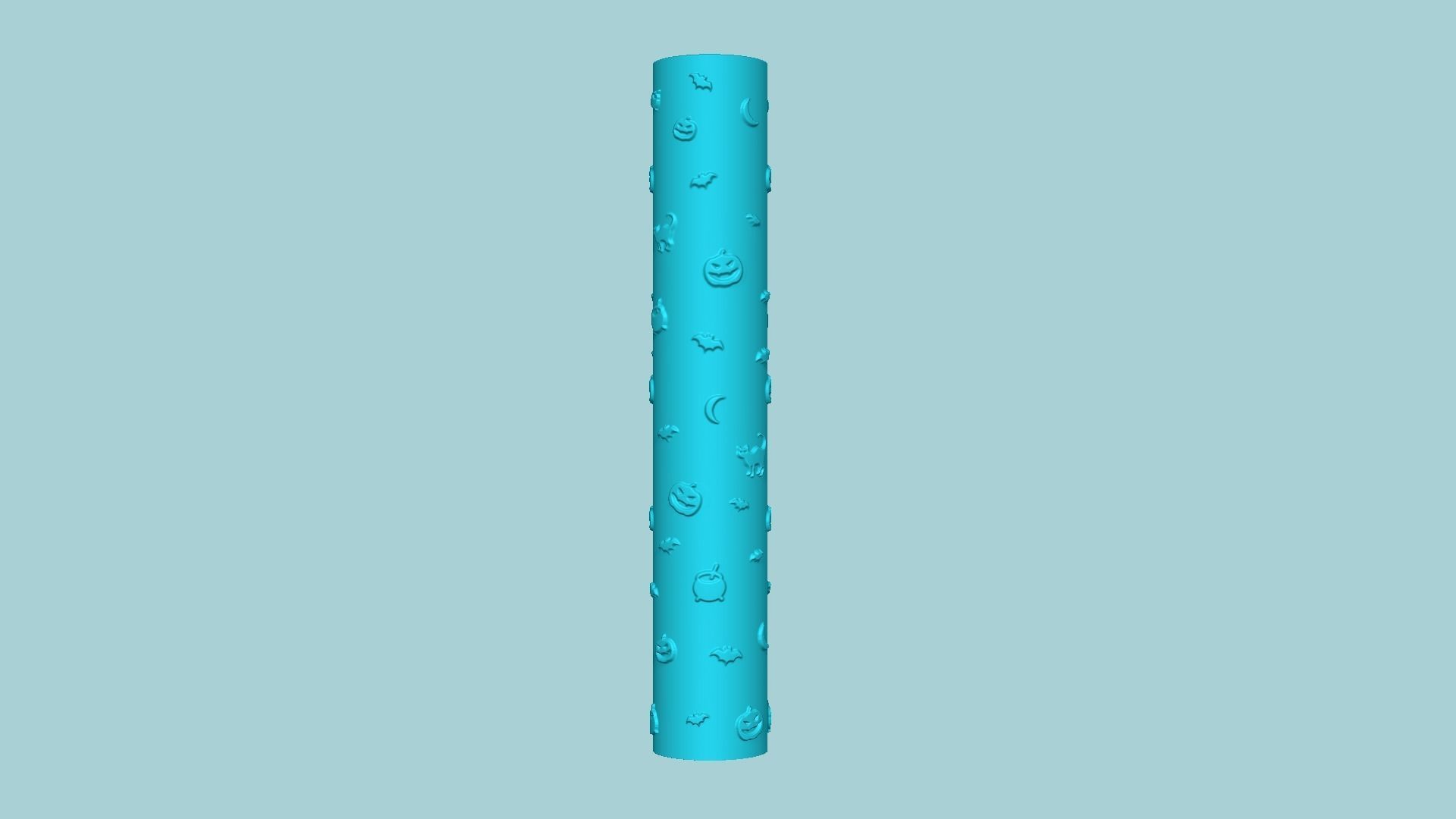 Texture Roll 25 - Halloween Positive - Fondant Decoration Maker 3D print model_2