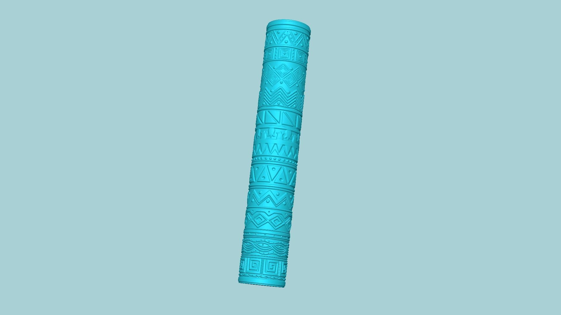 Texture Roll 30 Mexican Negative - Fondant Decoration Maker 3D print model_1
