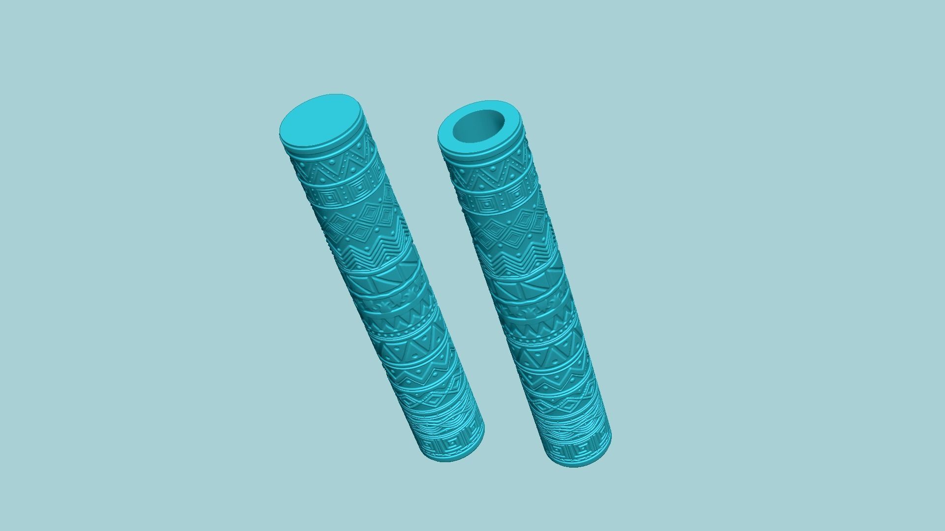 Texture Roll 30 Mexican Negative - Fondant Decoration Maker 3D print model_7