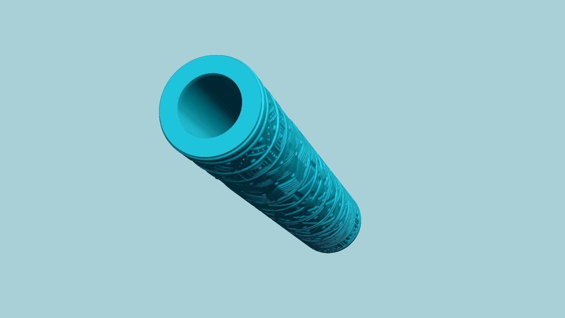 Texture Roll 30 Mexican Negative - Fondant Decoration Maker 3D print model_4