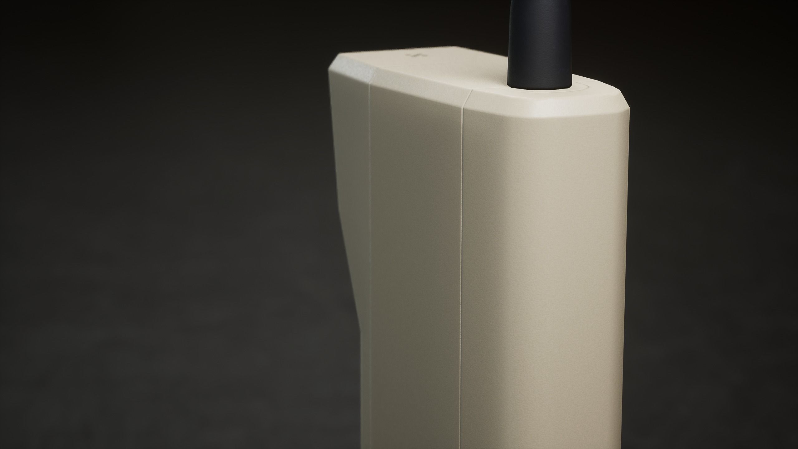 Motorola DynaTAC 8000x Low-poly 3D model_4
