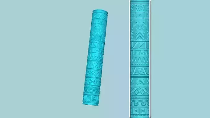 Texture Roll 31 - Mexican Positive - Fondant Decoration Maker 3D print model