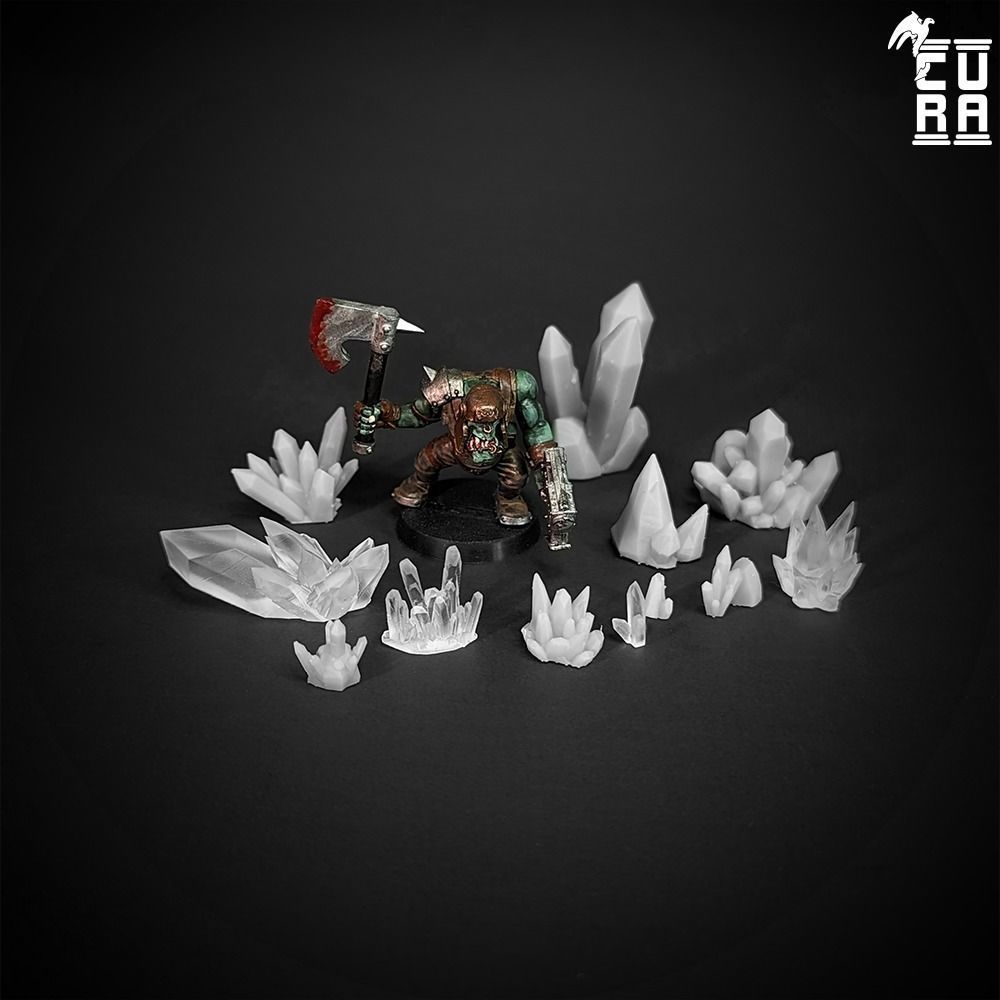 Crystals 3D print model_10