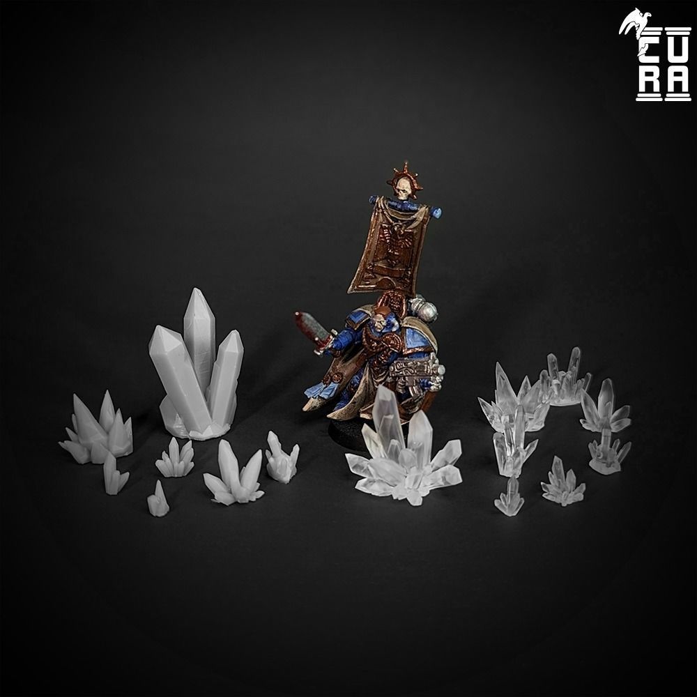 Crystals 3D print model_7