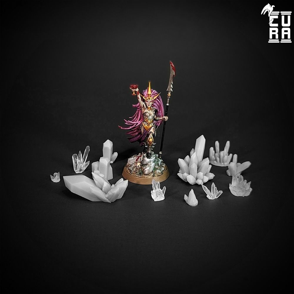 Crystals 3D print model_9