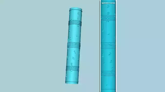 Texture Roll 36 - Music B - Fondant Decoration Maker