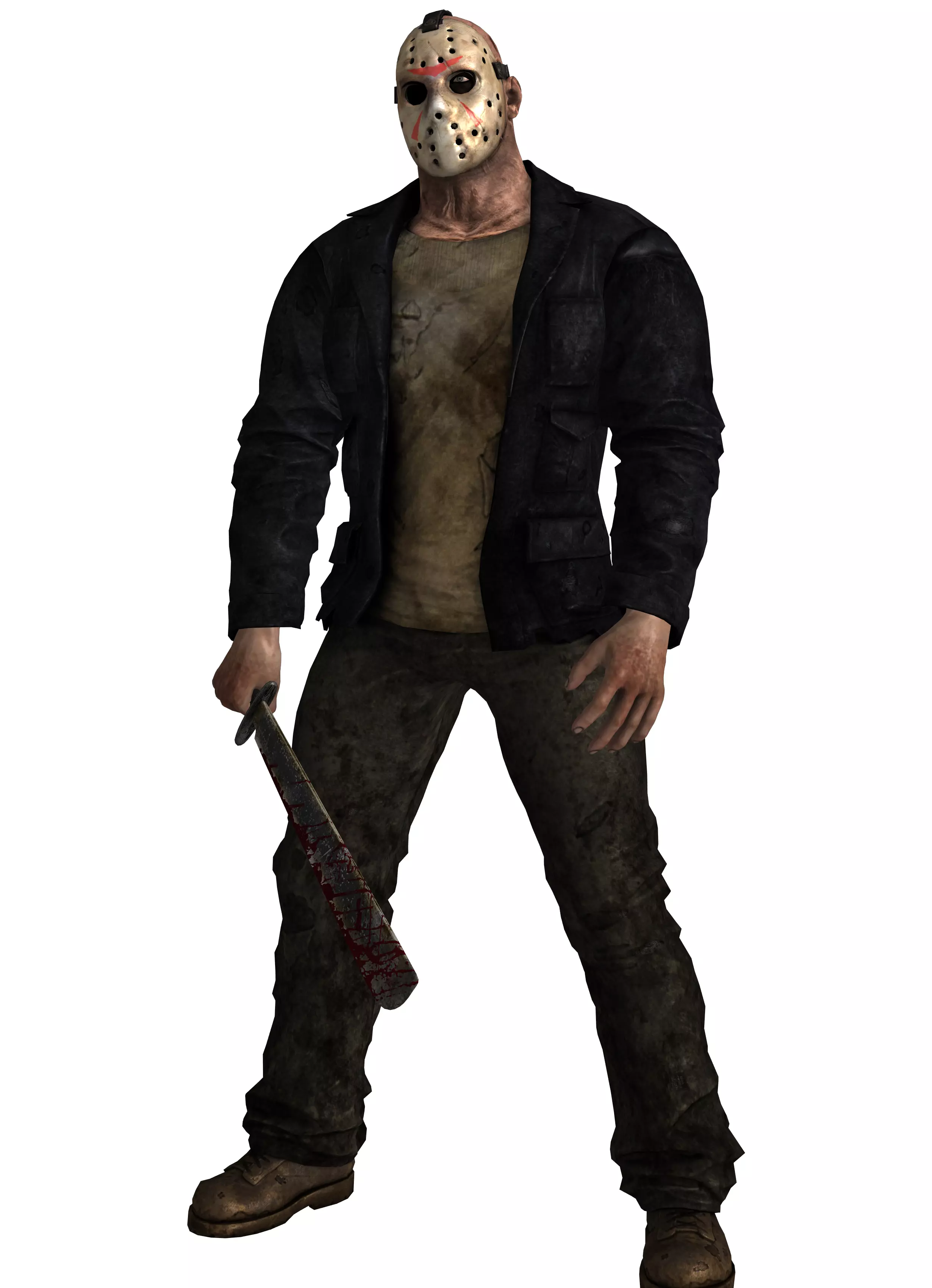 Jason Vorhees  Low-poly 3D model_0