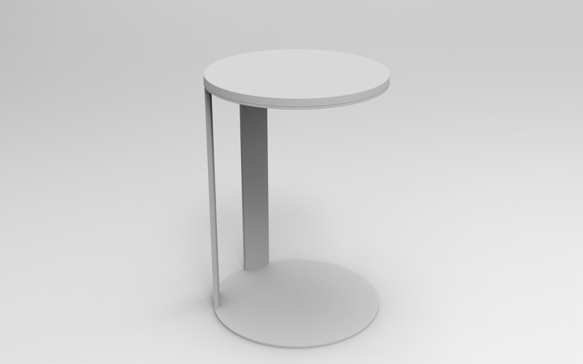 Sardu Side Table Low-poly 3D model_7