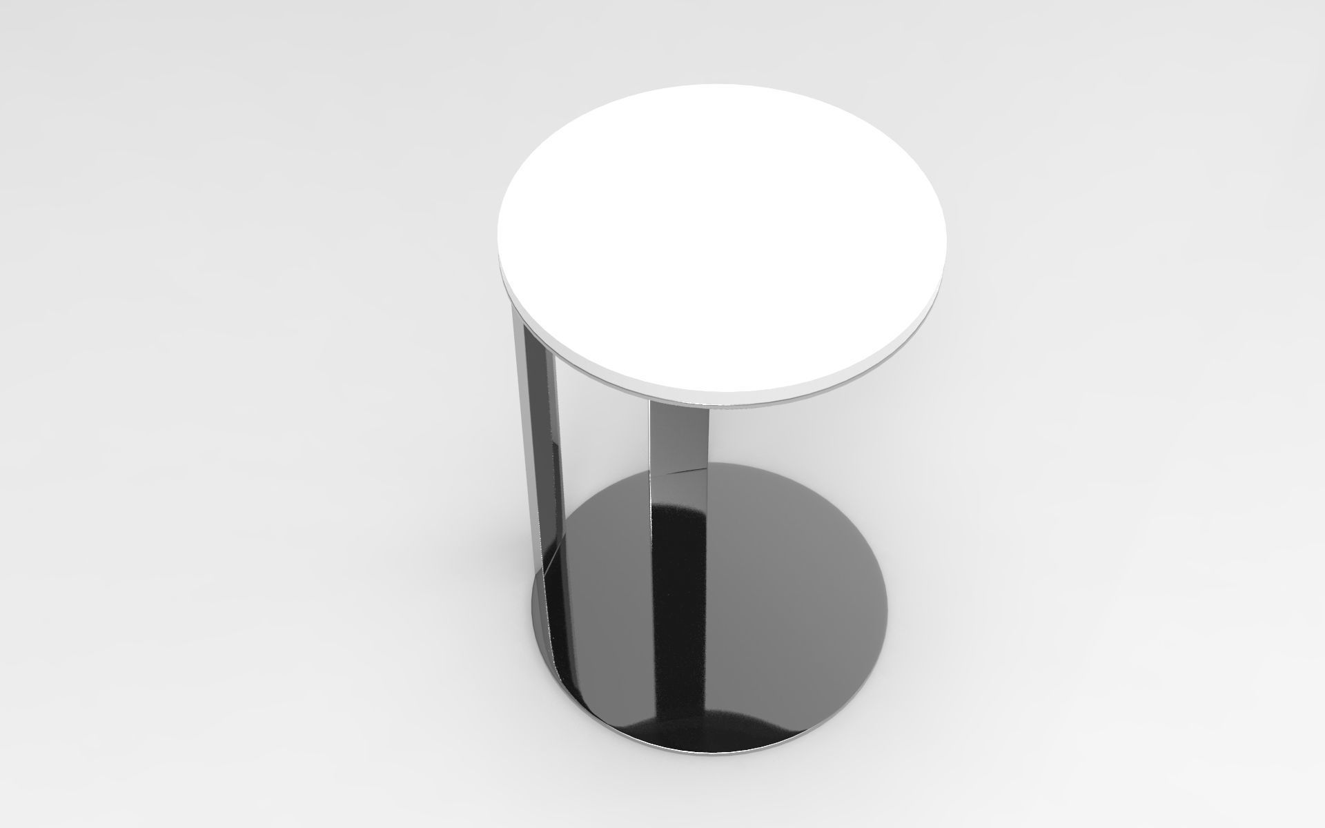 Sardu Side Table Low-poly 3D model_1