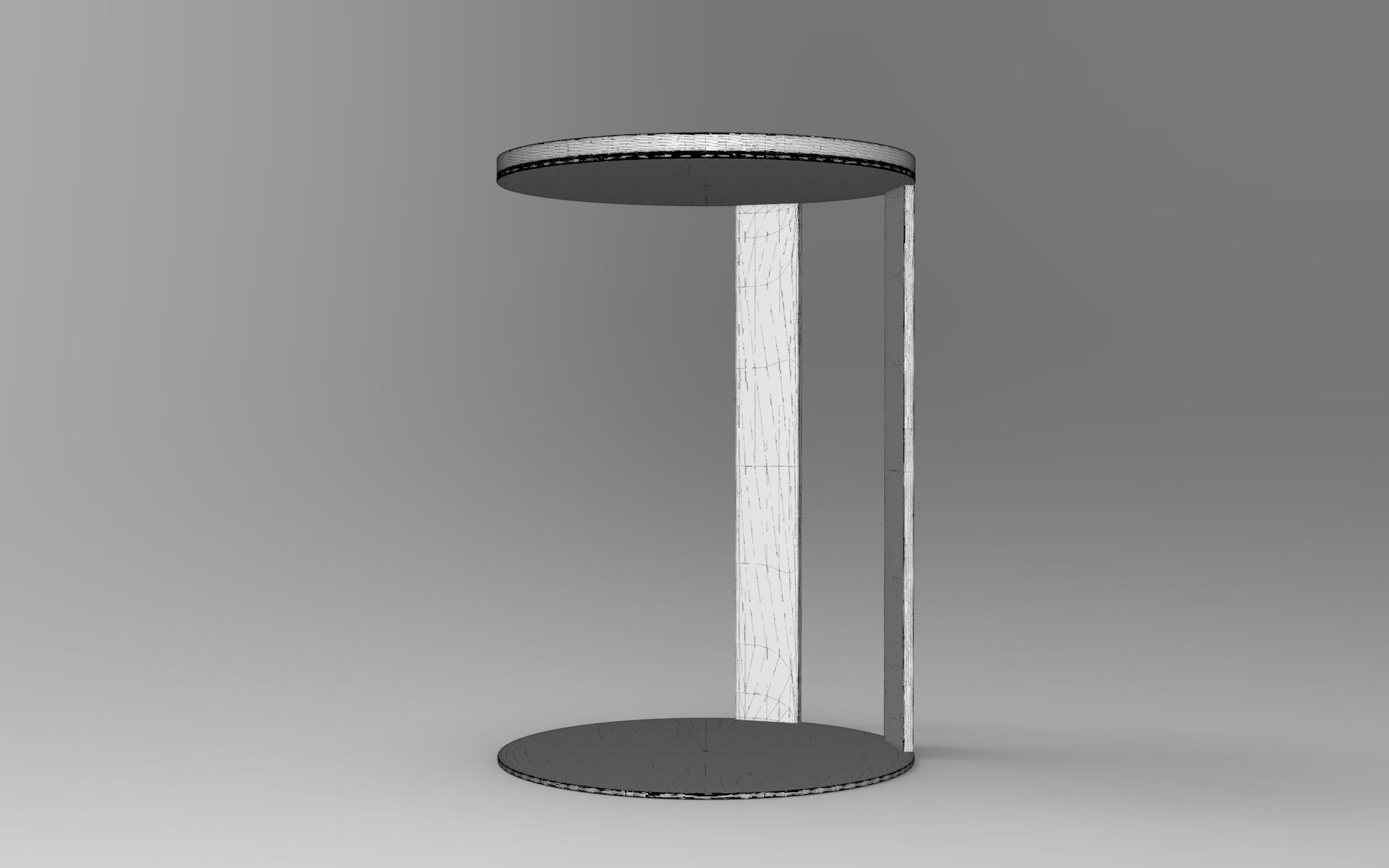 Sardu Side Table Low-poly 3D model_6