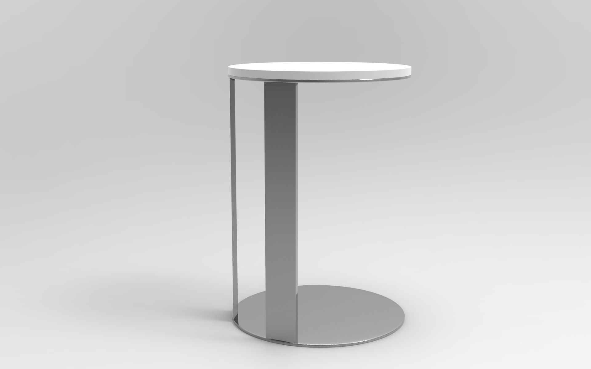 Sardu Side Table Low-poly 3D model_2