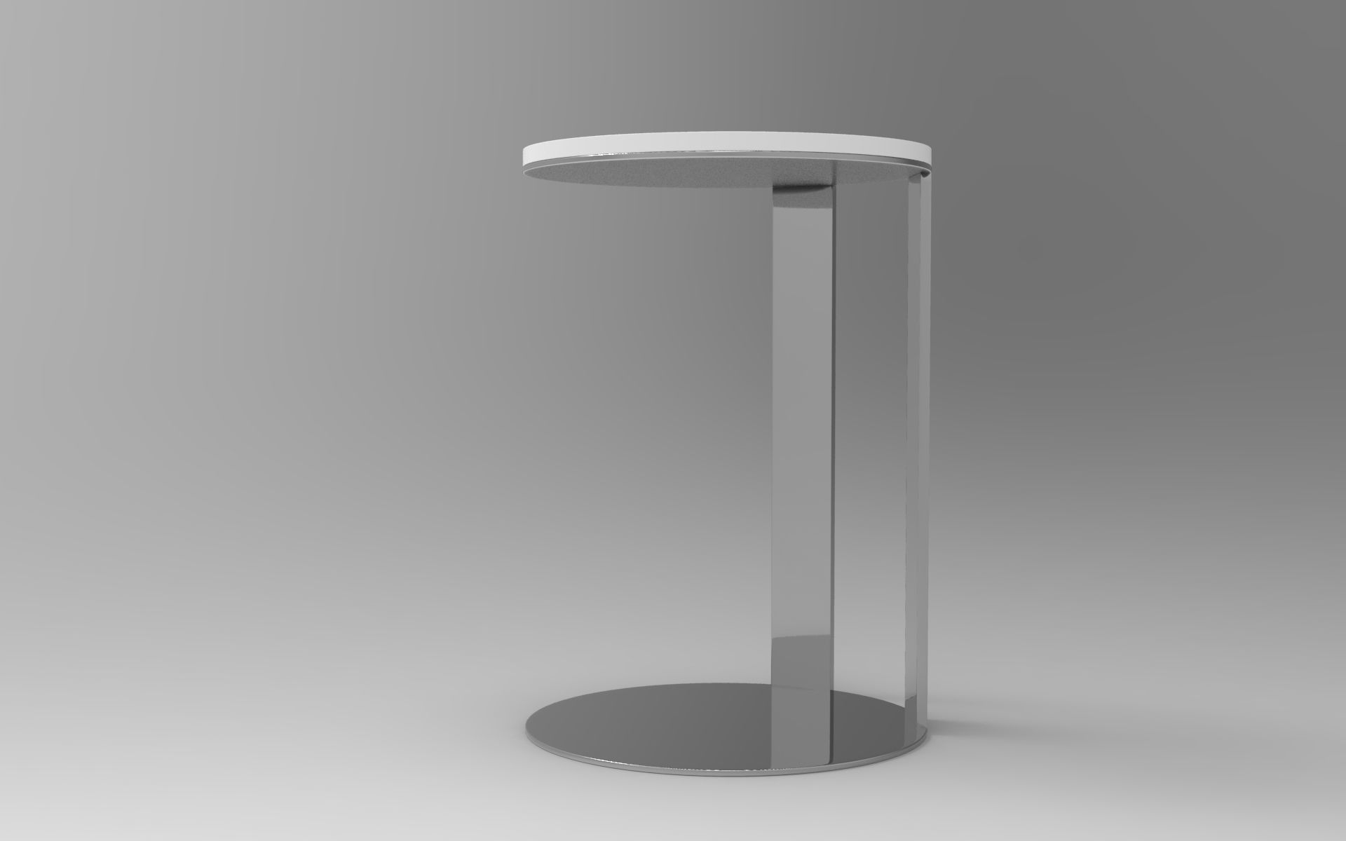 Sardu Side Table Low-poly 3D model_3