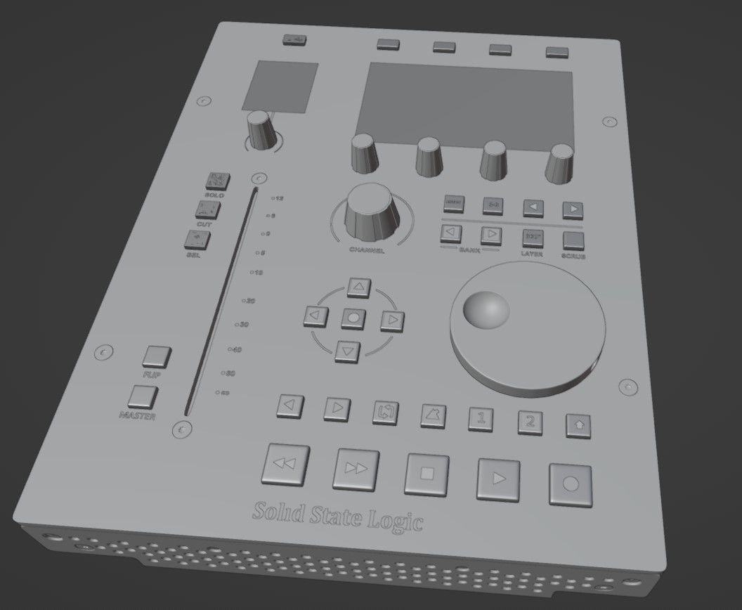 SolidStateLogic UF-1 Mixing Controller  3D model_6