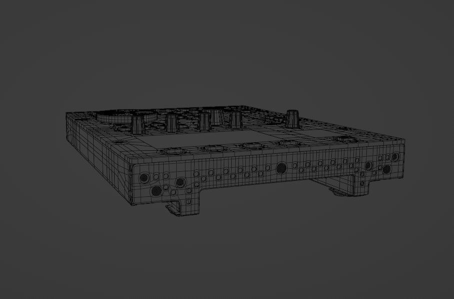 SolidStateLogic UF-1 Mixing Controller  3D model_9