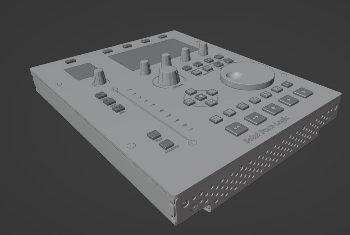 SolidStateLogic UF-1 Mixing Controller  3D model_3