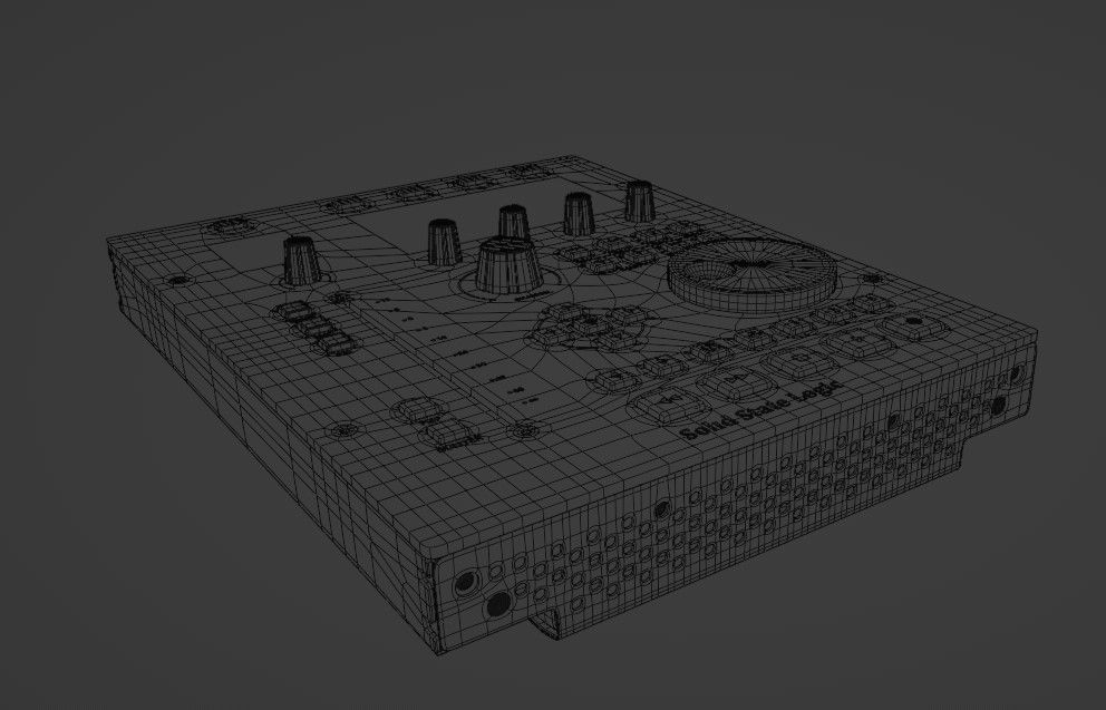 SolidStateLogic UF-1 Mixing Controller  3D model_7
