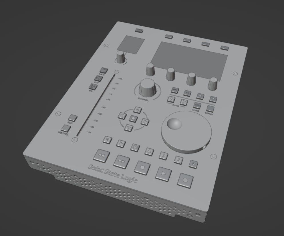 SolidStateLogic UF-1 Mixing Controller  3D model_4